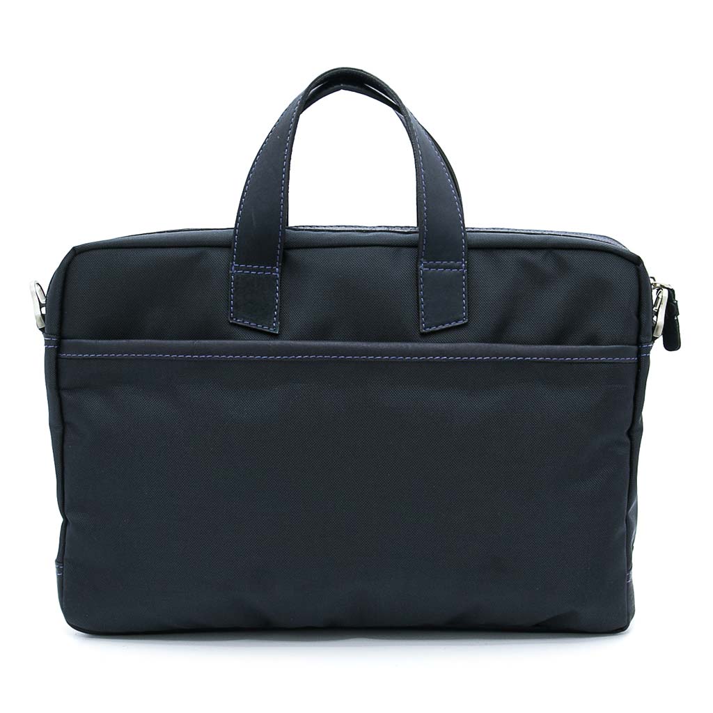 Nylon and Leather Briefcase